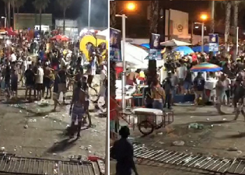 Festa carnavalesca na Praça Cultural do Dirceu termina com uma pessoa baleada